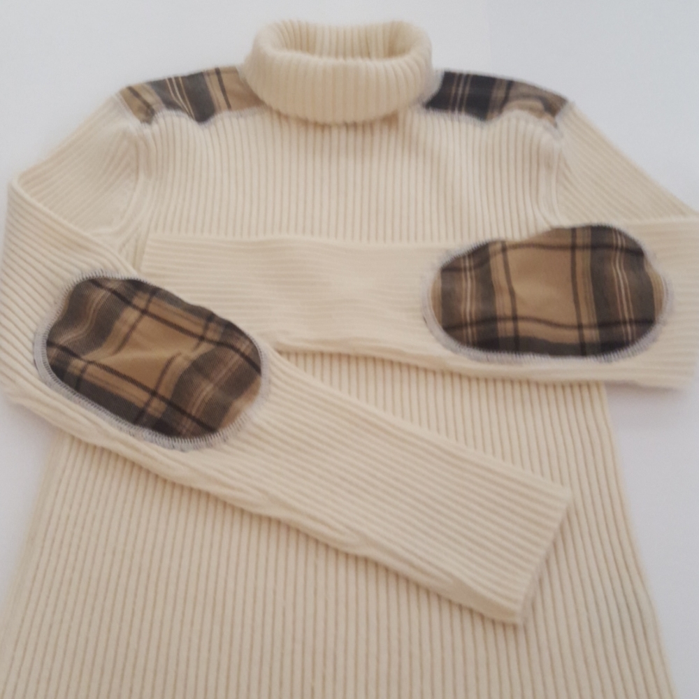 Hpjosephine Chaus Patch Turtleneck Euc - image 8